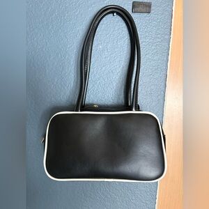 Chic Black and White Shoulder Bag